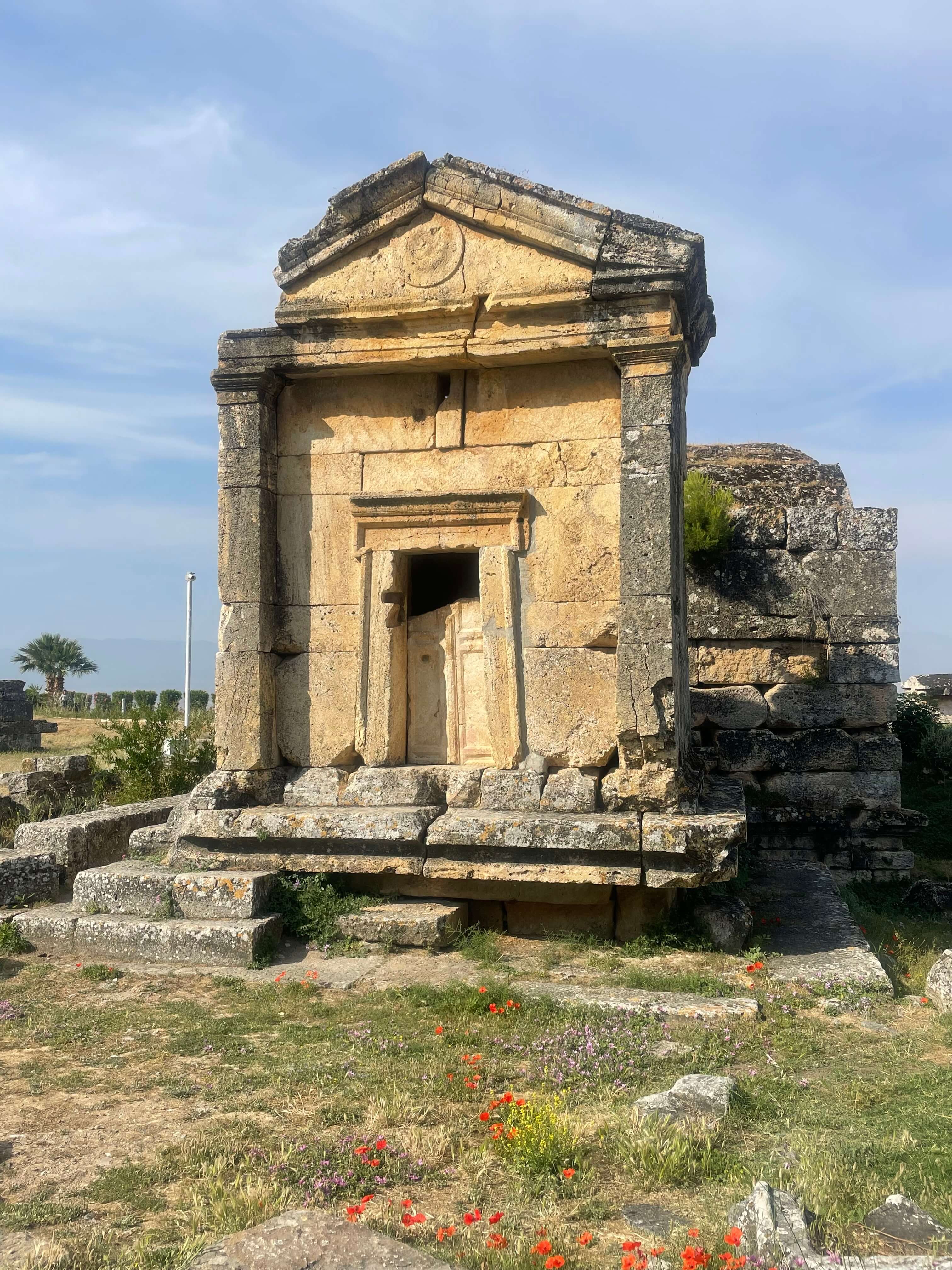 An ancient tomb in the necropolis